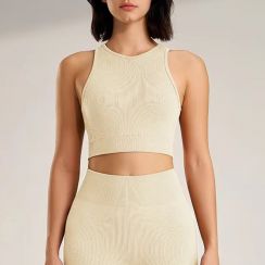 4Pcs Seamless Knitted High Impact Yoga Bra