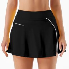 2Pcs Womens Soft Skin friendly Sports Half Skirt