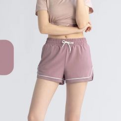 3Pcs Womens Double Layer Running Yoga Shorts