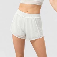 3Pcs Womens Four Way Stretch High Waisted Workout Shorts 